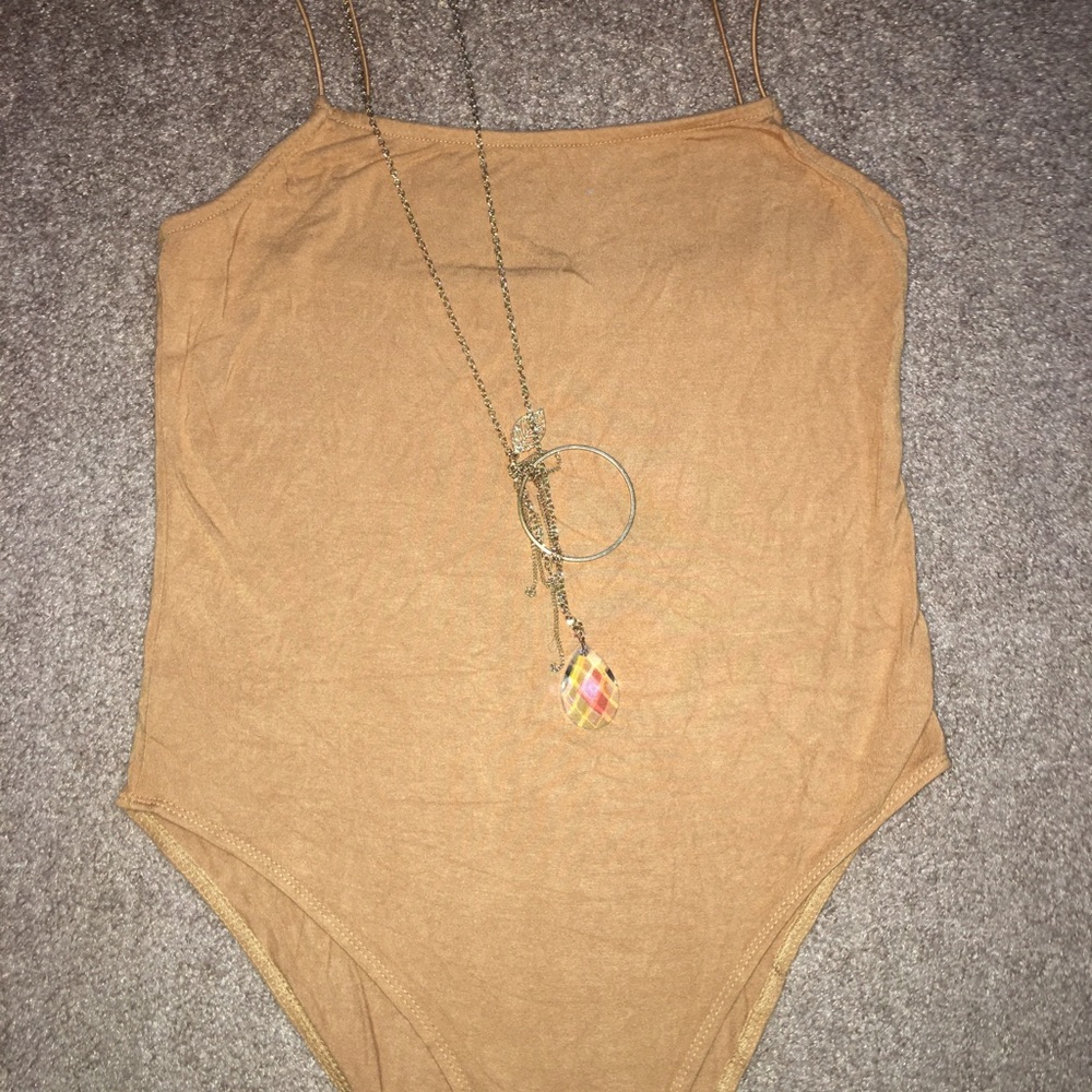 Mind Code Tan body suit